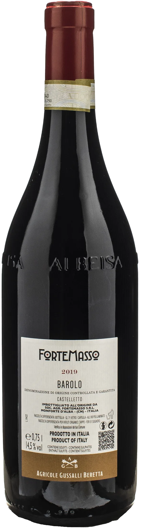 Fortemasso Barolo Castelletto 2019