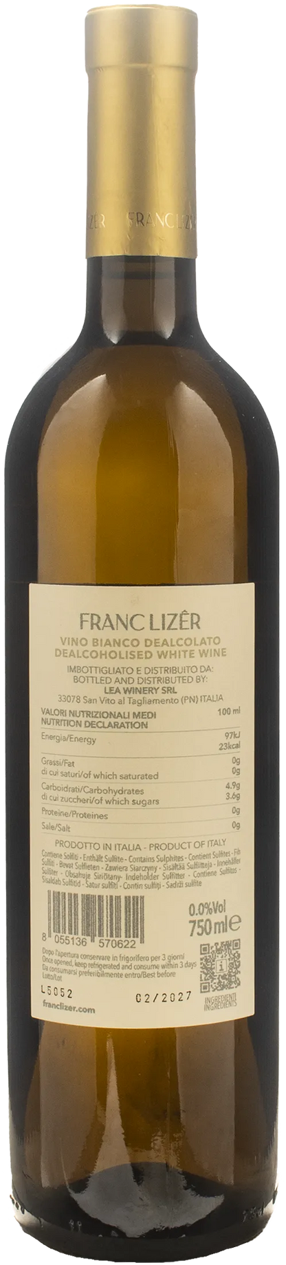 Franc Lizer Bianco Zero Alcol