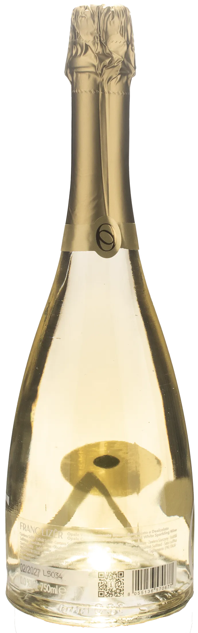 Franc Lizer Spumante Opale Blanc de Blancs Zero Alcol