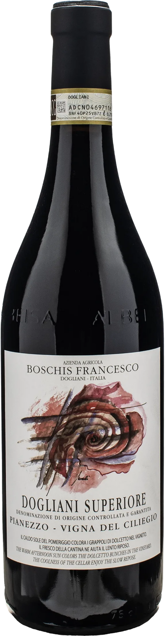 Francesco Boschis Dogliani Superiore Pianezzo Vigna del Ciliegio 2021
