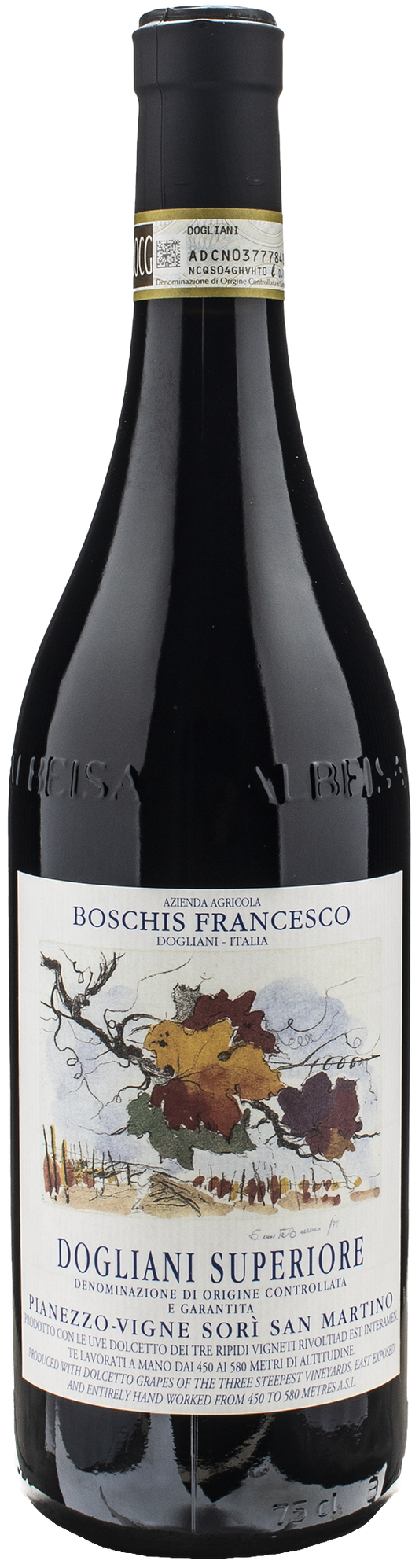 Francesco Boschis Dogliani Superiore Pianezzo Vigna Sori San Martino 2021