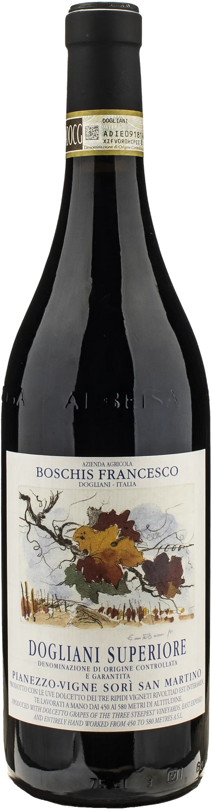 Francesco Boschis Dogliani Superiore Pianezzo Vigne Sori San Martino 2022
