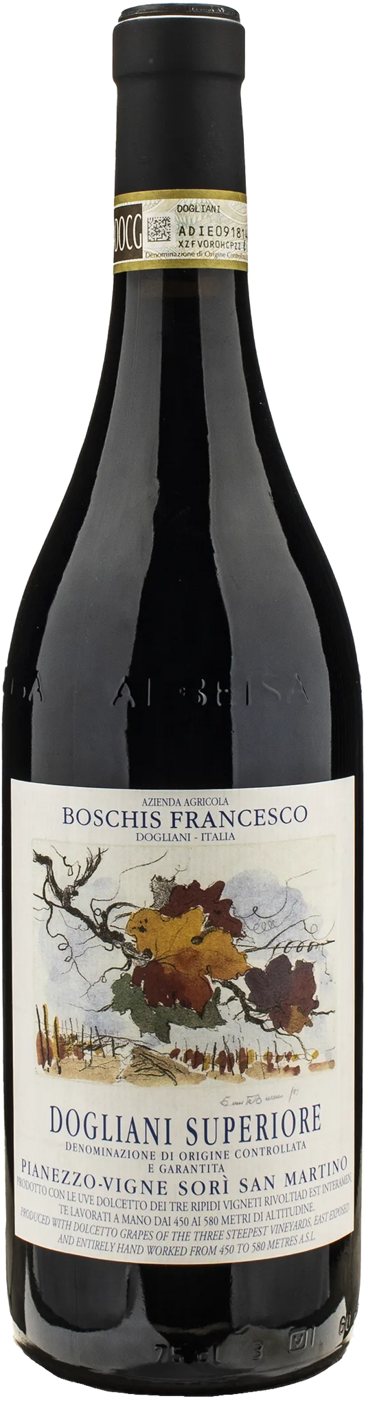 Francesco Boschis Dogliani Superiore Pianezzo Vigne Sori San Martino 2022