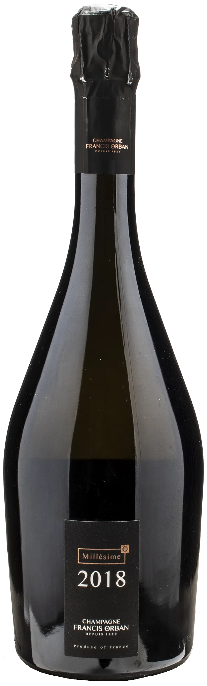 Francis Orban Champagne Millesime Extra Brut 2018