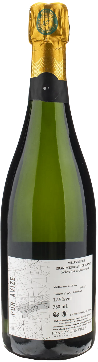 Franck Bonville Champagne Grand Cru Blanc de Blancs Pur Avize Extra Brut 2018