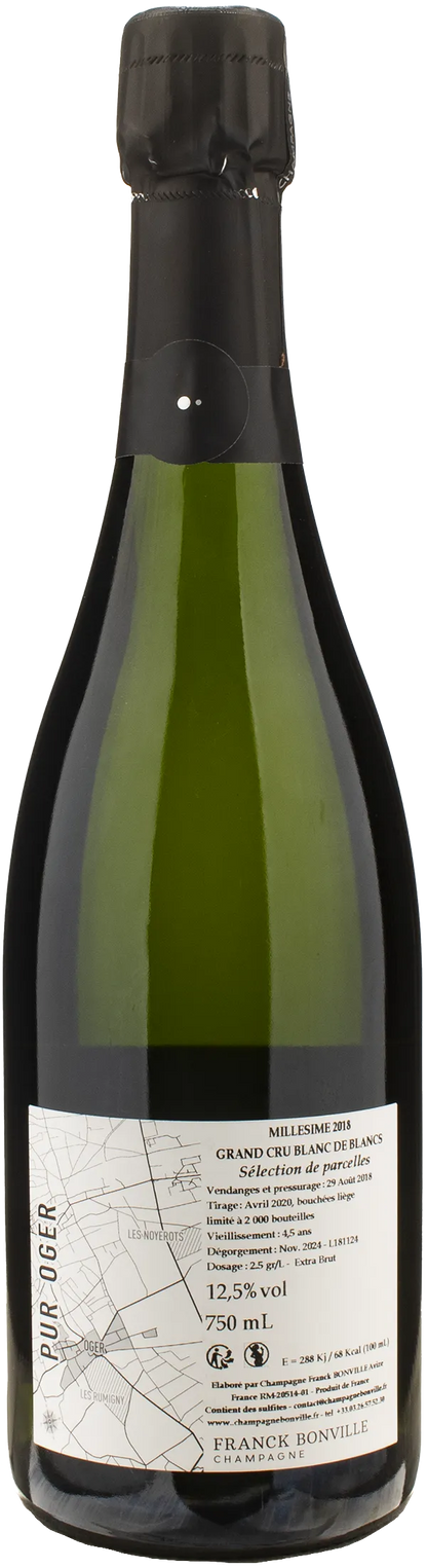 Franck Bonville Champagne Grand Cru Blanc de Blancs Pur Oger Extra Brut 2018