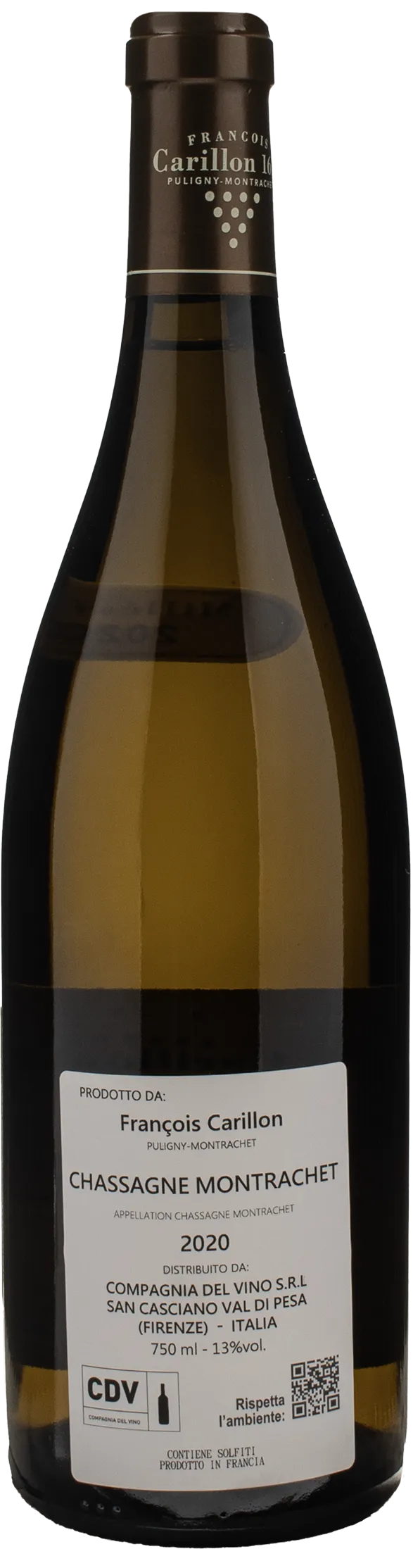 Francois Carillon Chassagne Montrachet 2020