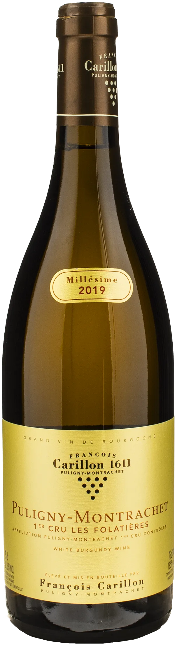 Francois Carillon Puligny Montrachet 1er Cru Les Folatieres 2019