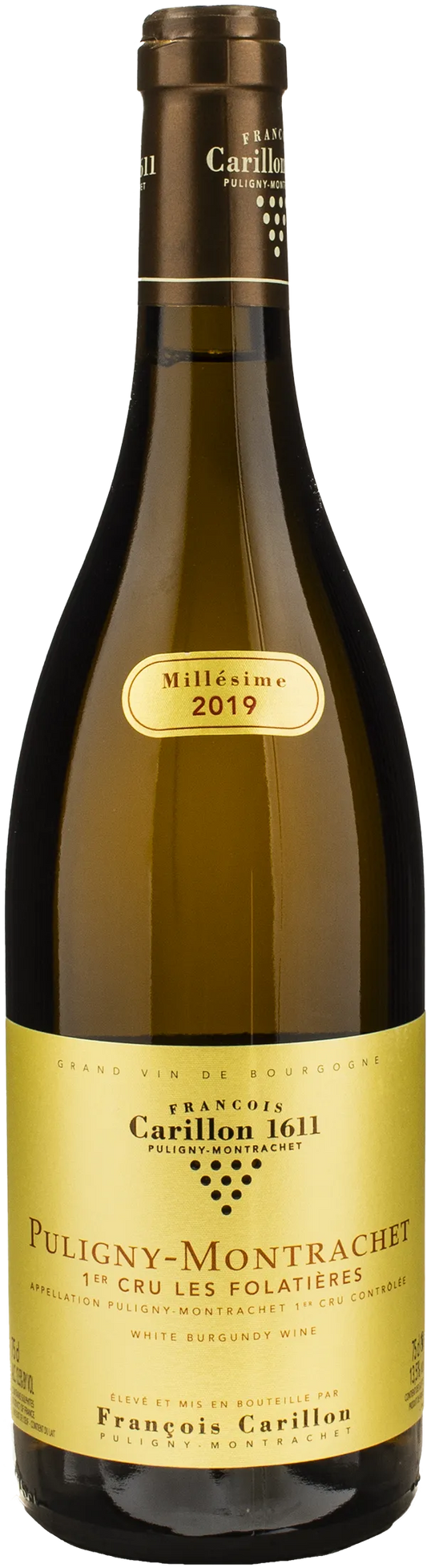 Francois Carillon Puligny Montrachet 1er Cru Les Folatieres 2019