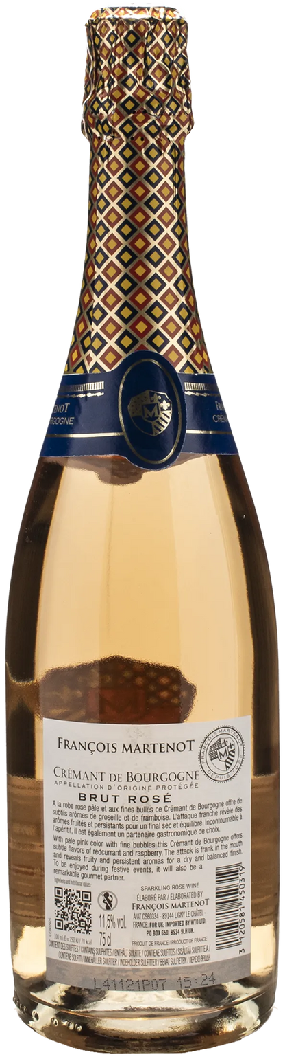 Francois Martenot Cremant de Bourgogne Brut Rosé 2022