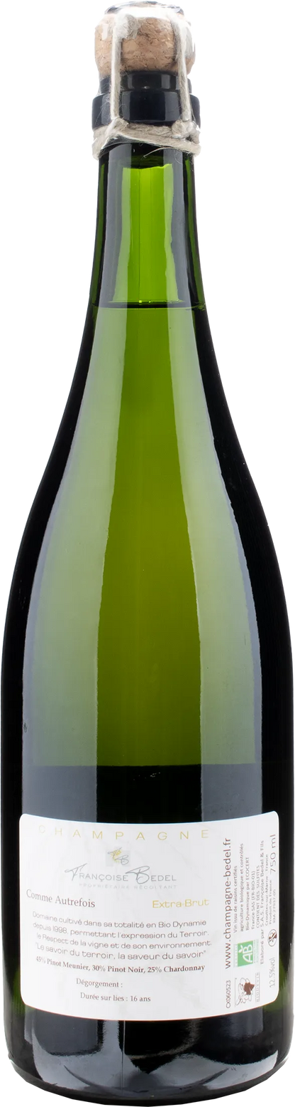 Francoise Bedel Champagne Comme Autrefois Extra Brut 2006