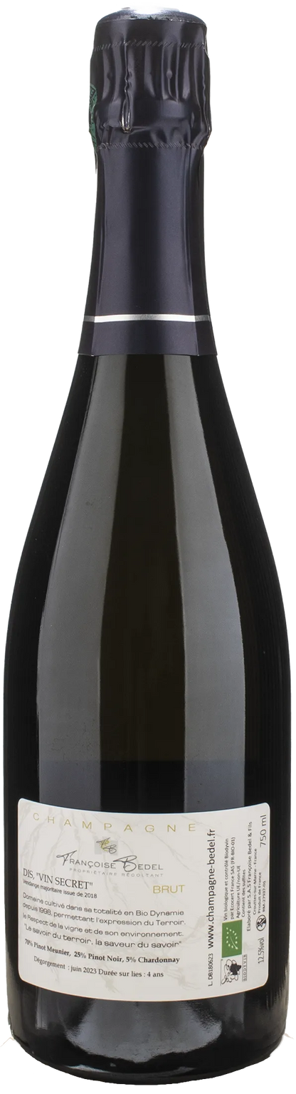 Francoise Bedel Champagne Dis Vin Secret Brut