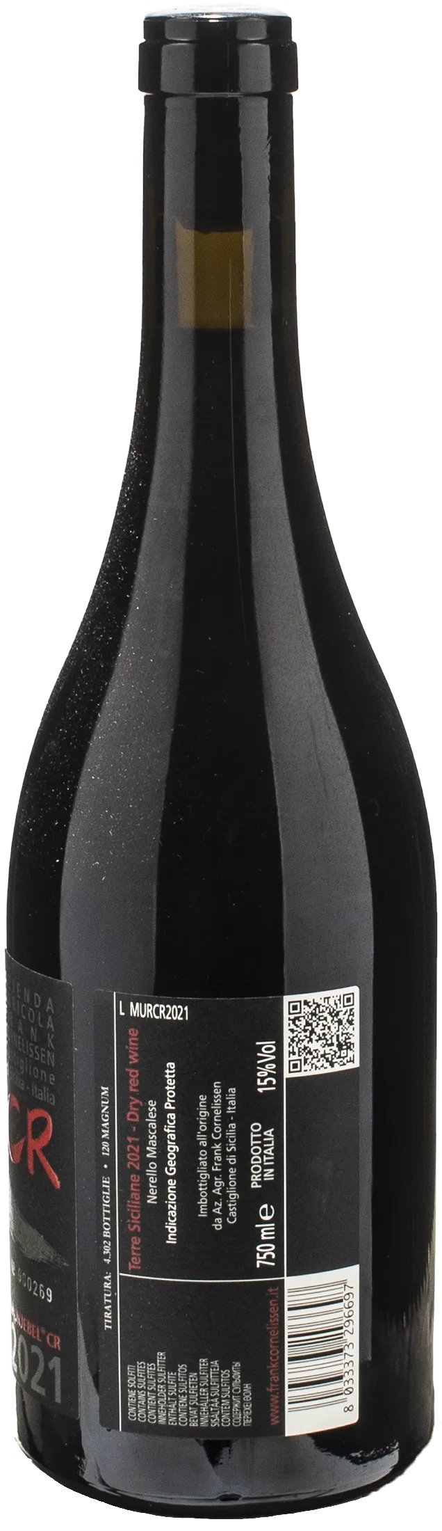 Frank Cornelissen Munjebel Rosso CR Contrada Campo Re 2021