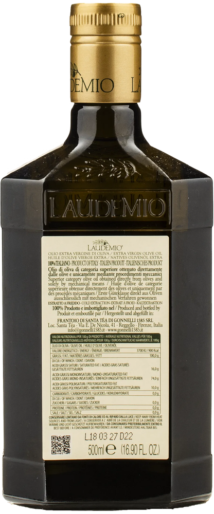 Frantoio di Santa Tea Olio Extra Vergine di Oliva Laudemio 0.5L 2024