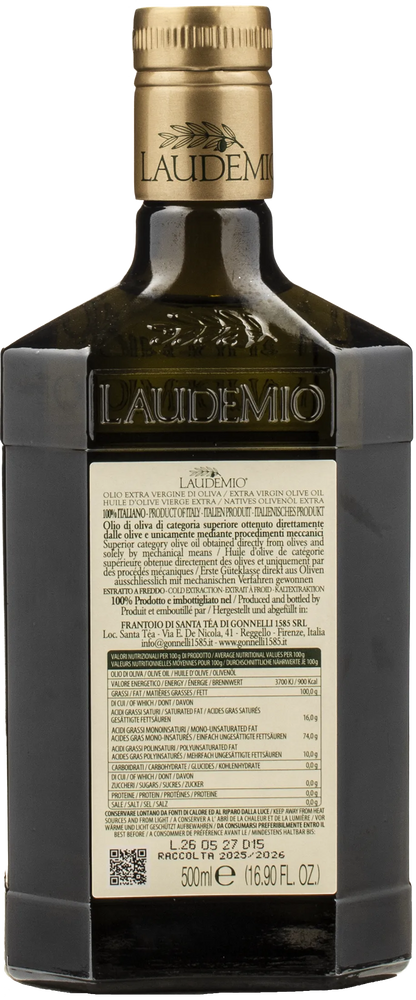 Frantoio di Santa Tea Olio Extra Vergine di Oliva Laudemio 0.5L 2025
