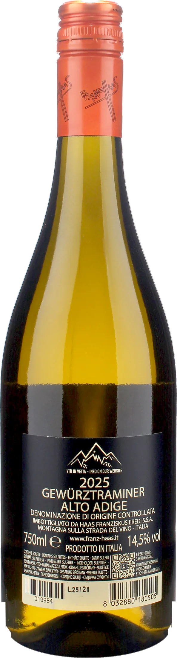 Franz Haas Gewurztraminer 2025