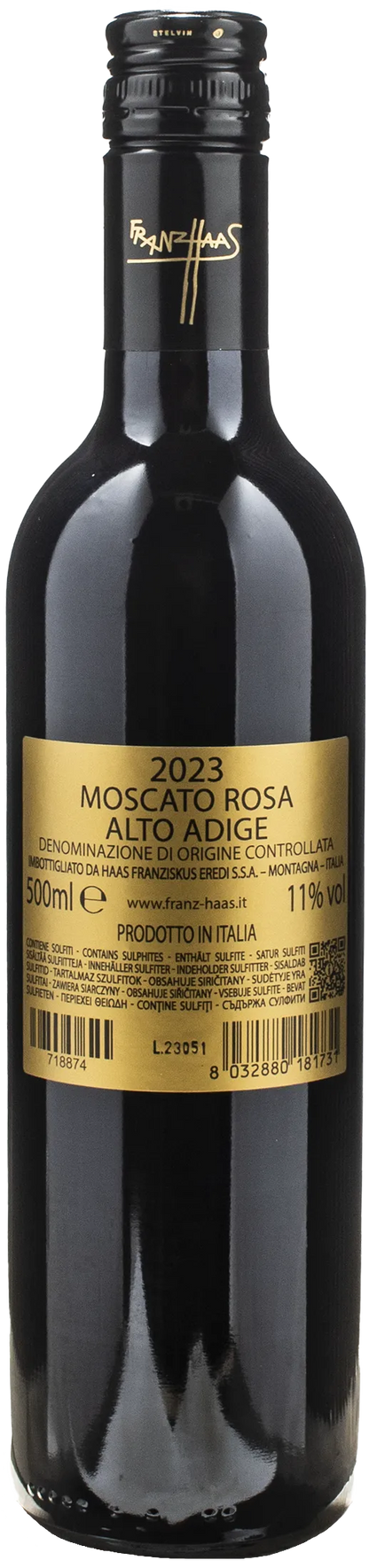 Franz Haas Moscato Rosa 0.5L 2023