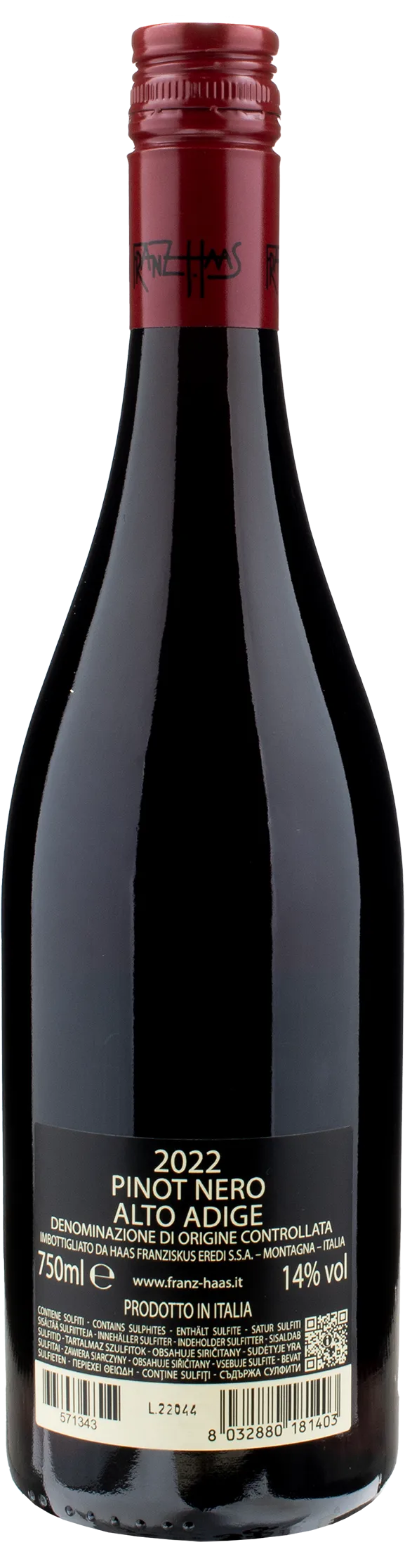 Franz Haas Pinot Nero 2022