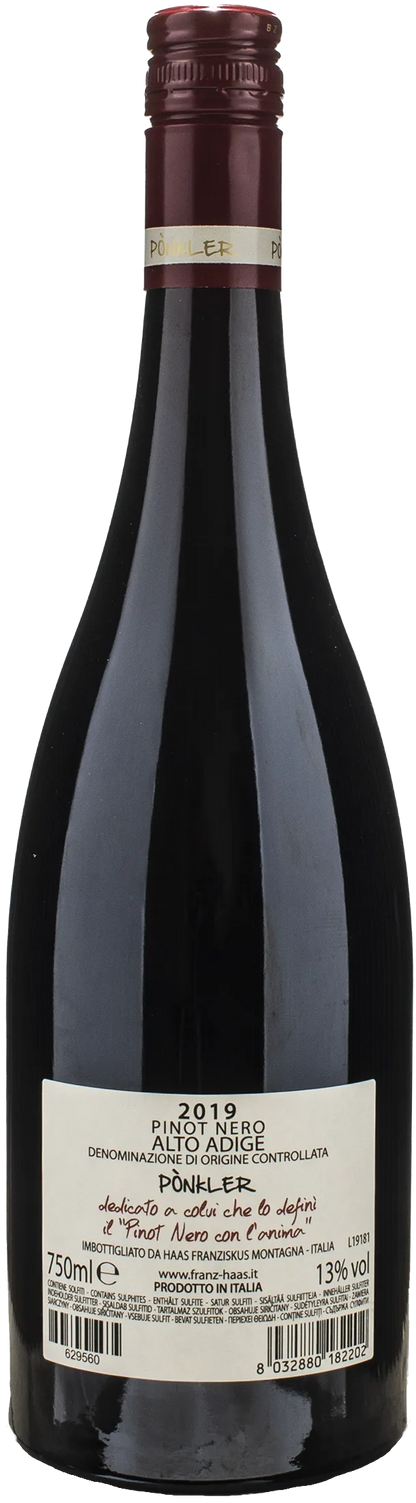 Franz Haas Pinot Nero Ponkler 2019