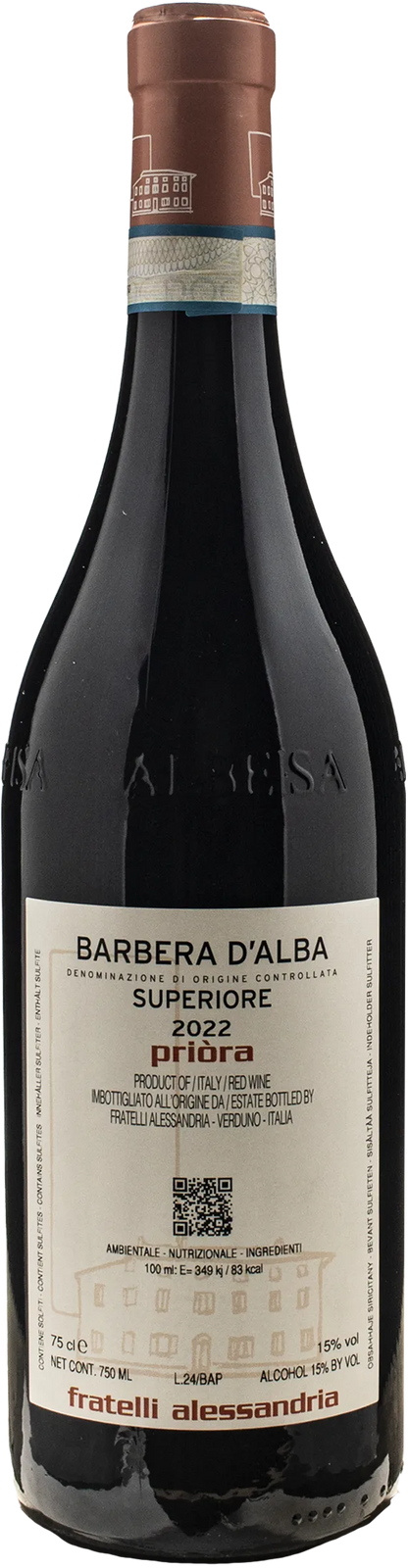 Fratelli Alessandria Barbera d'Alba Superiore Priora 2022