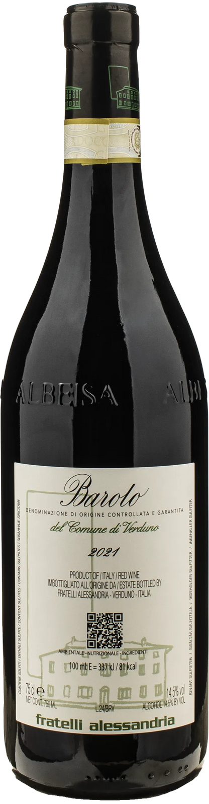 Fratelli Alessandria Barolo del Comune di Verduno 2021