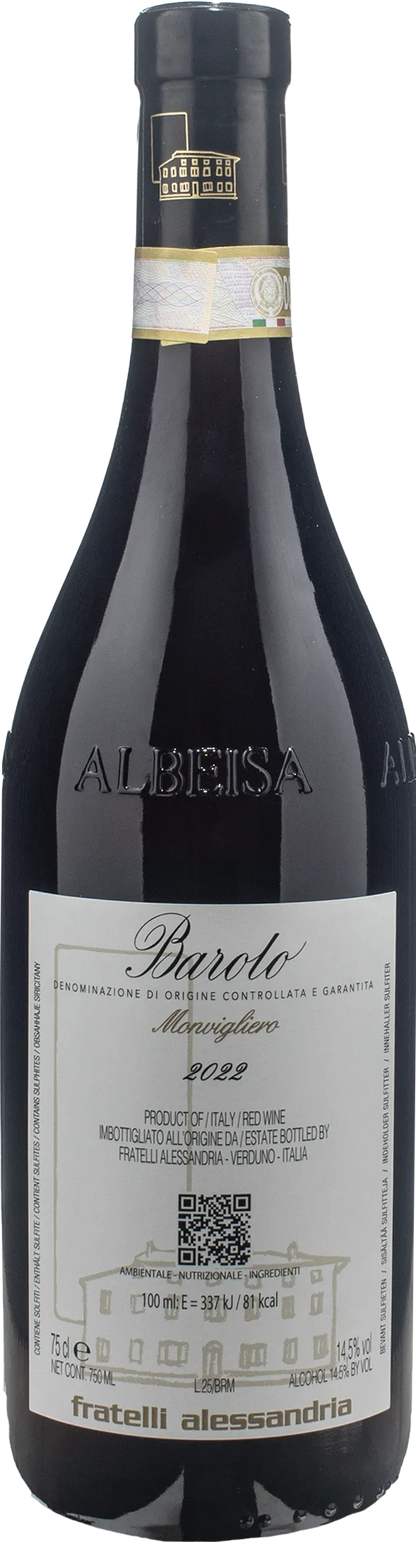 Fratelli Alessandria Barolo Monvigliero 2022