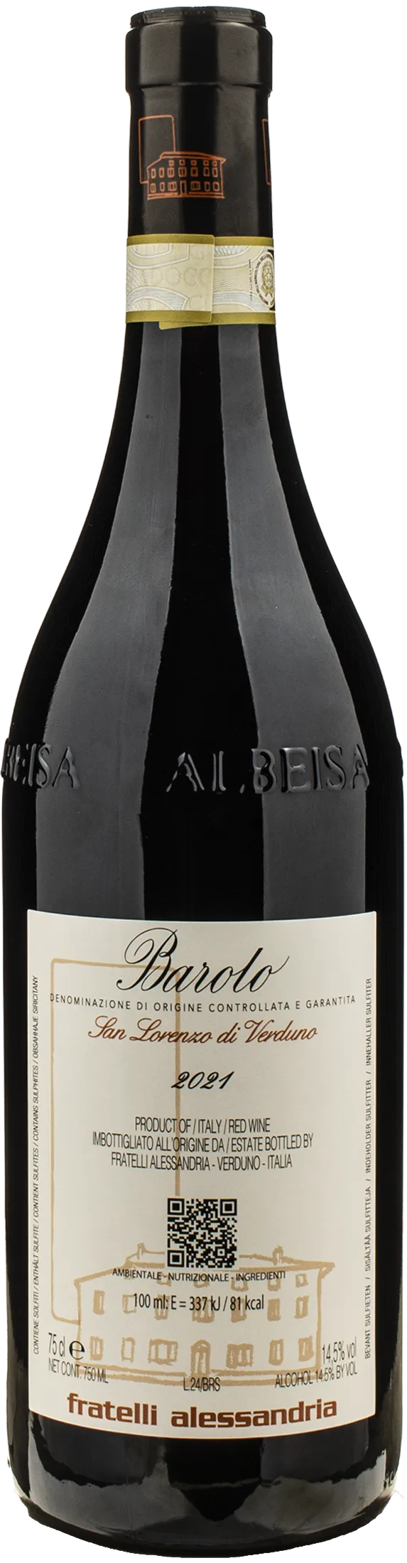 Fratelli Alessandria Barolo San Lorenzo di Verduno 2021