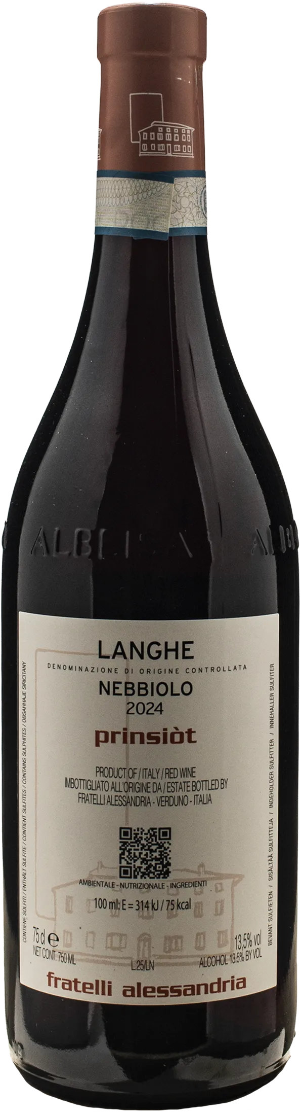 Fratelli Alessandria Langhe Nebbiolo Prinsiot 2024