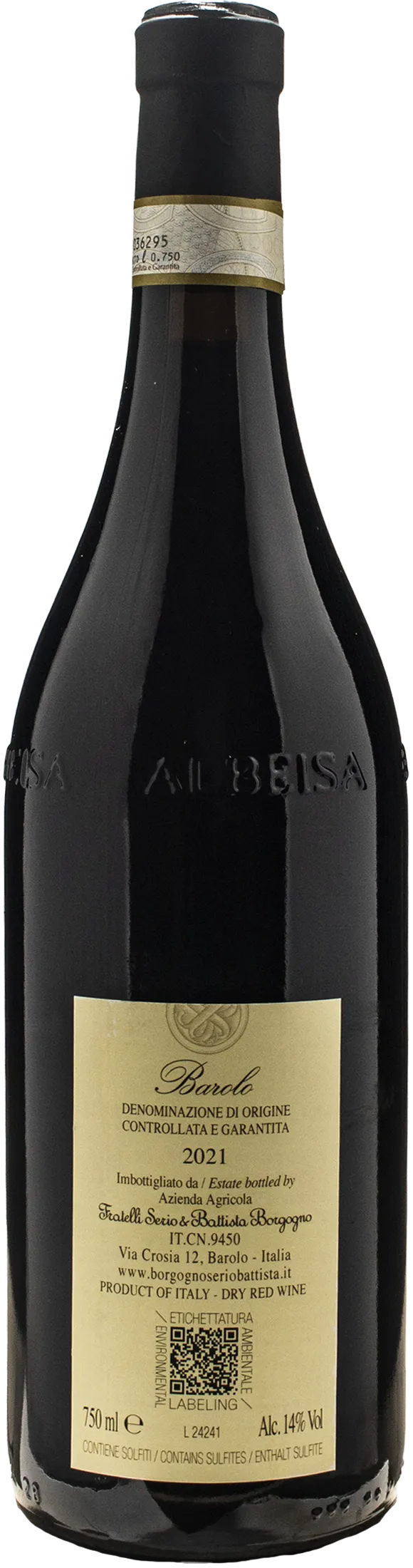 Fratelli Borgogno Barolo 2021