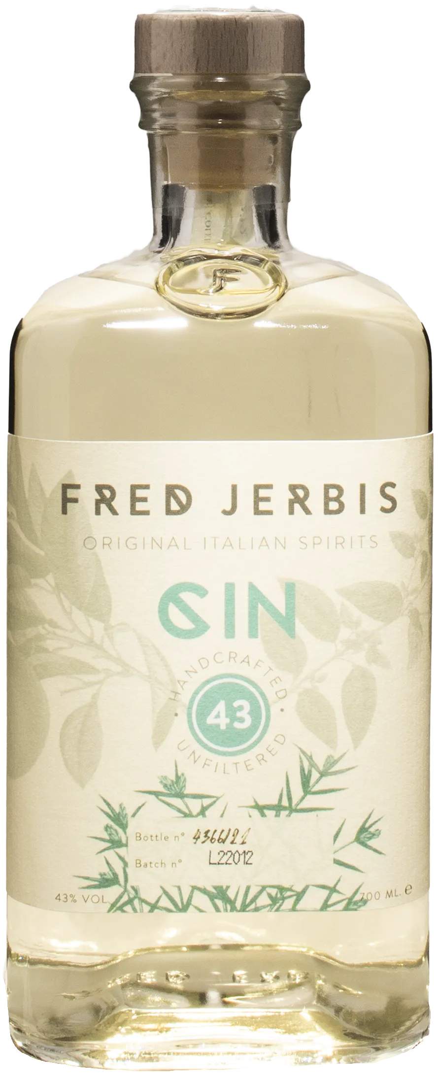 Fred Jerbis Gin 43 Handcrafted