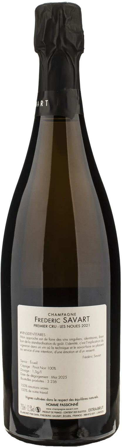 Savart Champagne 1er Cru Extra Brut Les Noues Ecueil 2021