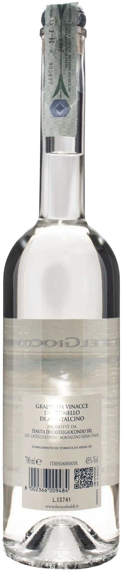 Castelgiocondo Grappa di Brunello di Montalcino