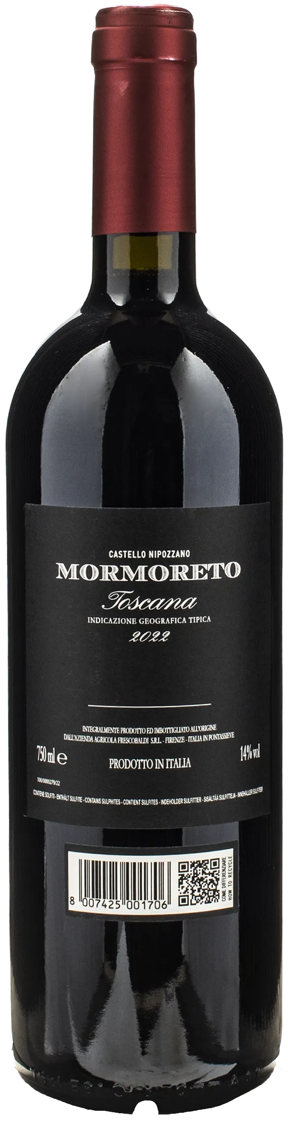 Frescobaldi Castello di Nipozzano Mormoreto 2022