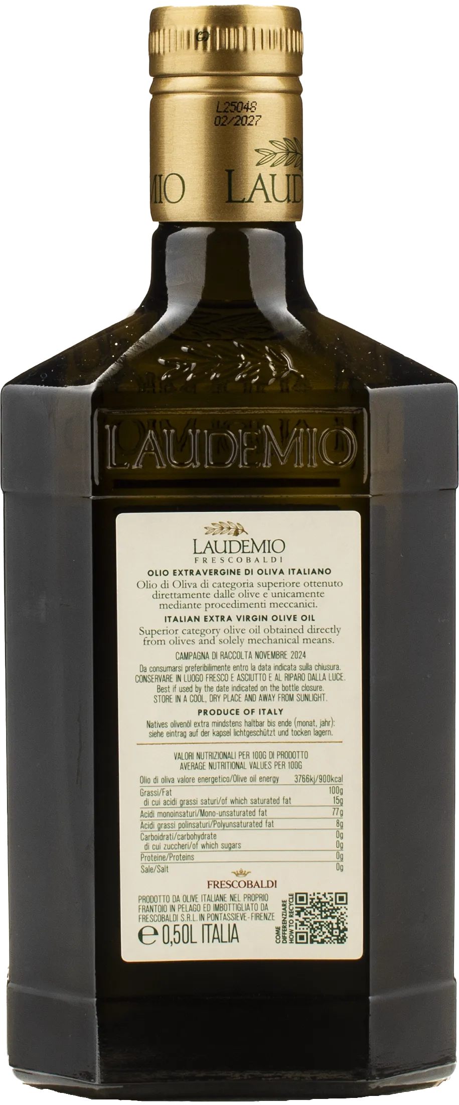 Frescobaldi Olio Extra Vergine di Oliva Laudemio 0.5L 2024
