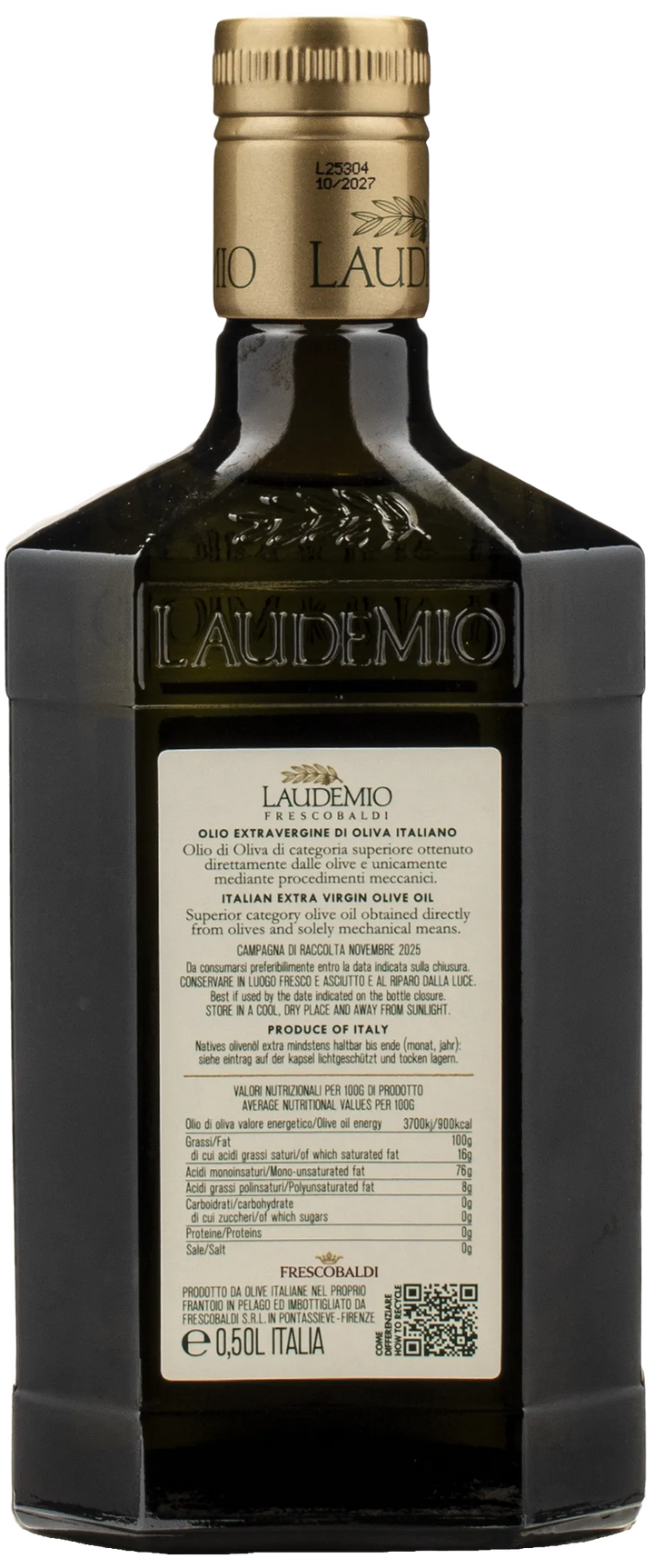 Frescobaldi Olio Extra Vergine di Oliva Laudemio 0.5L 2025