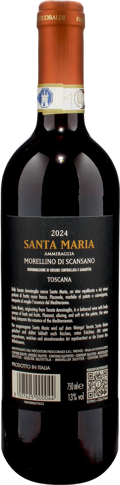 Frescobaldi Tenuta Ammiraglia Morellino di Scansano Santa Maria 2024