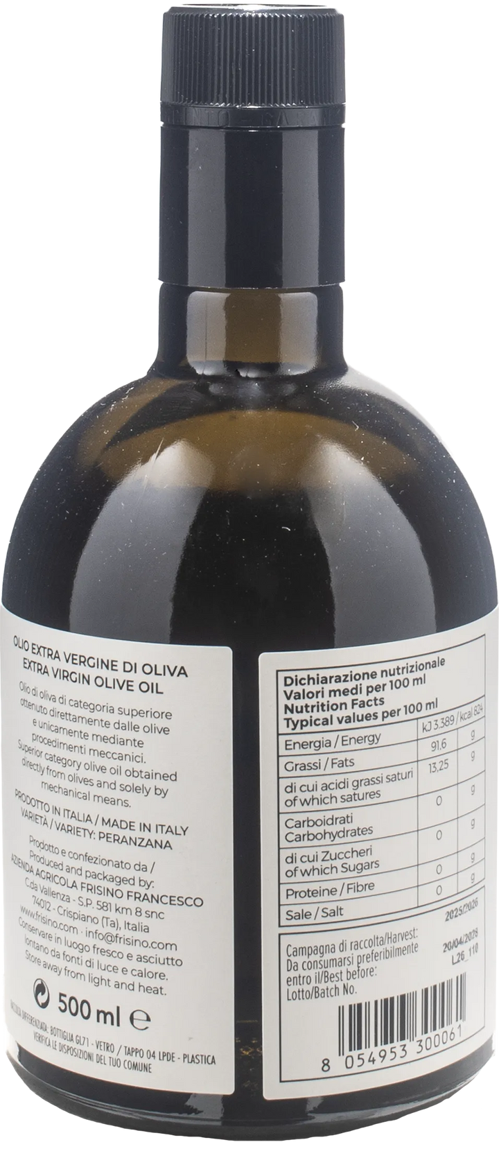 Frisino Olio Extra Vergine di Oliva Numbers 1 0.5L 2025
