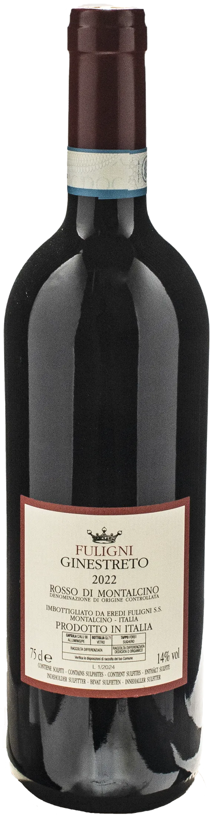 Fuligni Rosso di Montalcino Ginestreto 2022