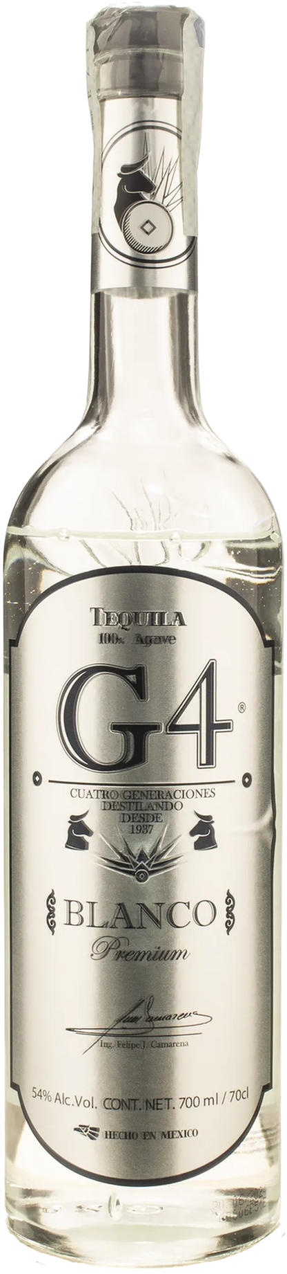 G4 Tequila Blanco Premium 108 High Proof 0.70L
