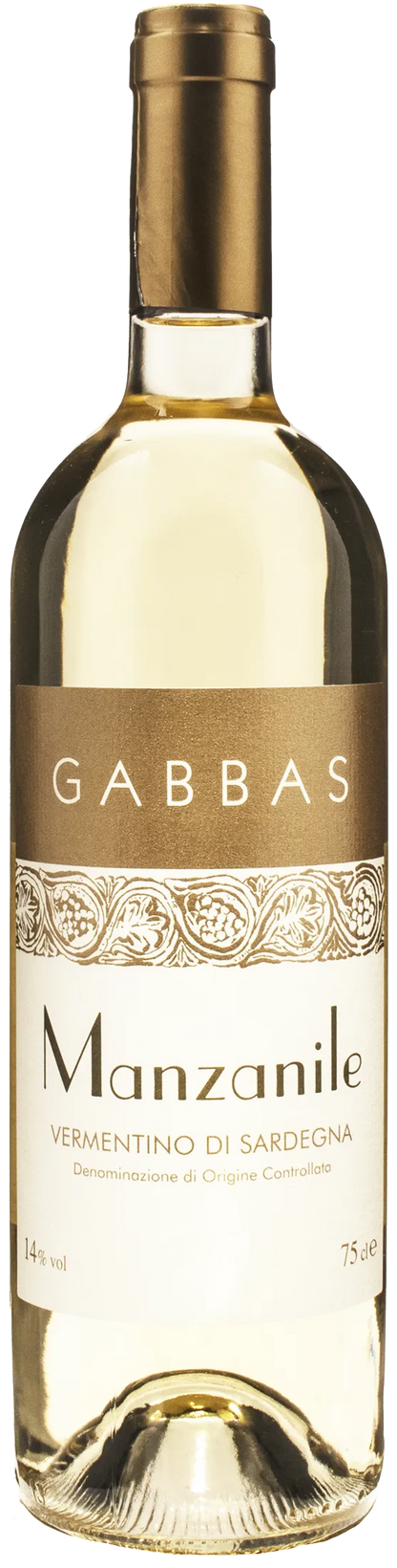 Gabbas Vermentino di Sardegna Manzanile 2022