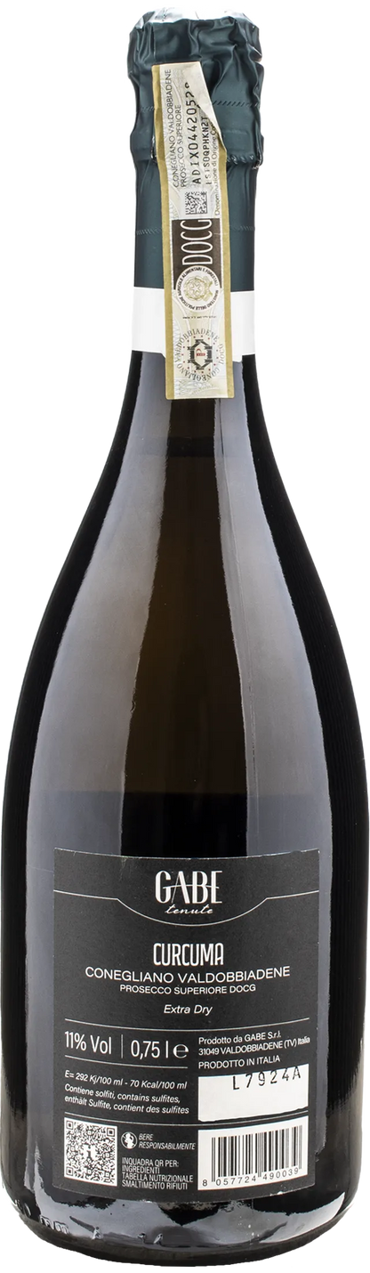 Gabe Conegliano Valdobbiadene Prosecco Superiore Extra Dry Curcuma 2023