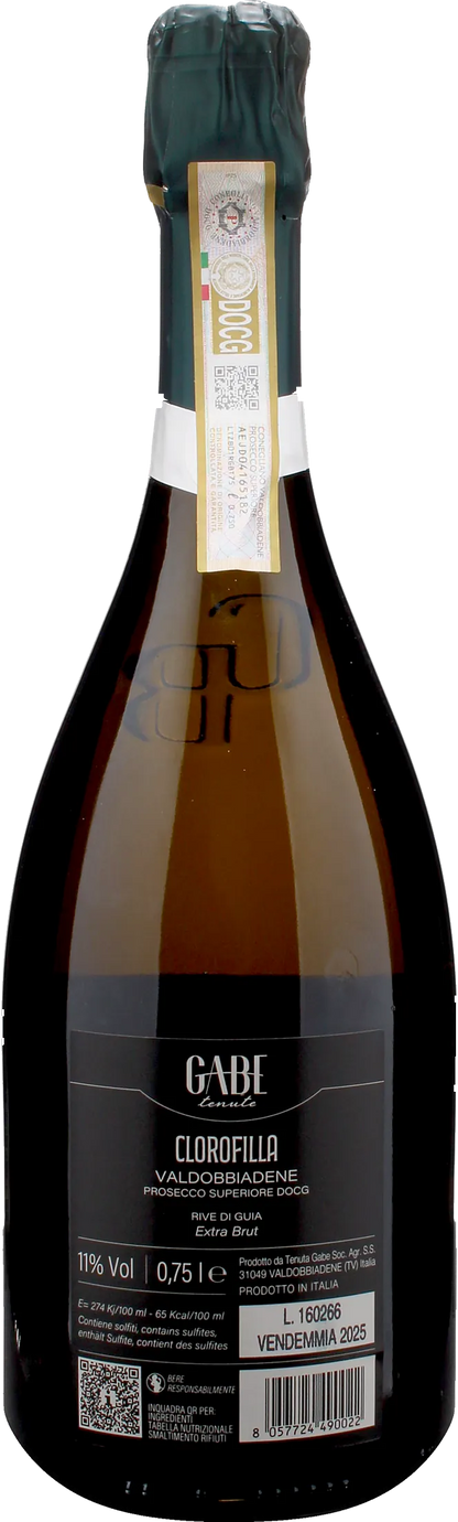 Gabe Conegliano Valdobbiadene Rive di Guia Clorofilla Extra Brut 2025