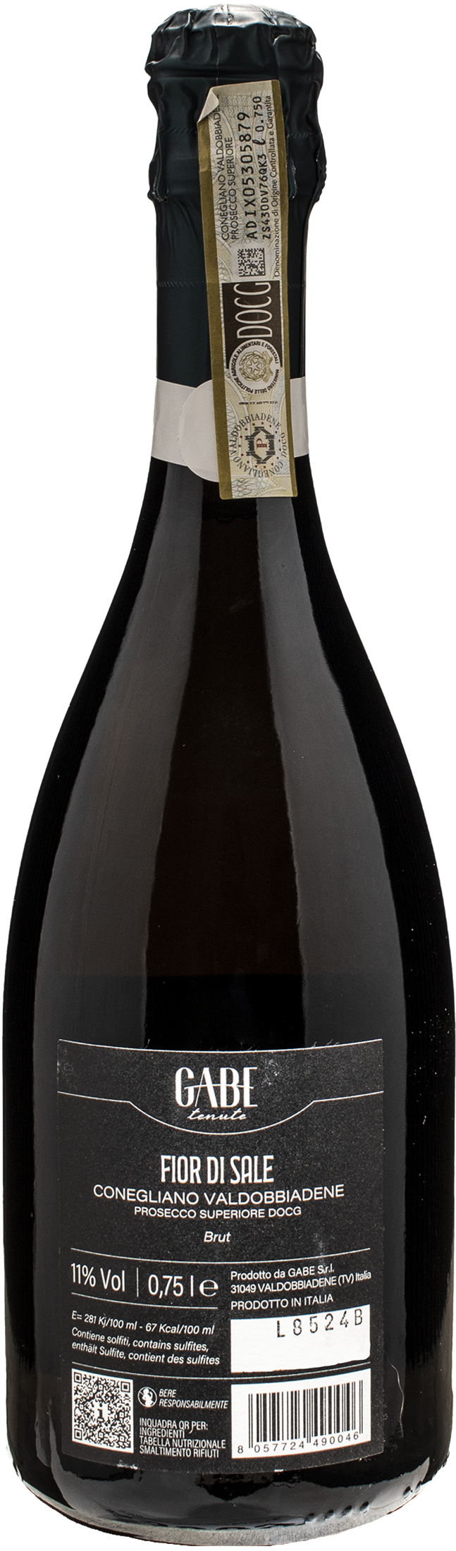 Gabe Conegliano Valdobbiadene Prosecco Superiore Brut Fior di Sale 2023