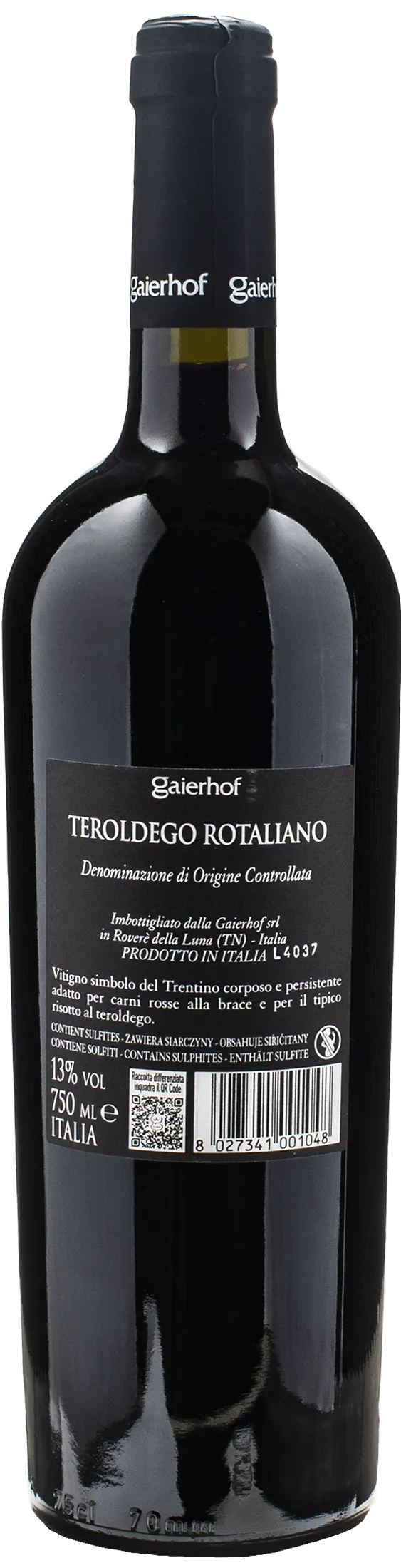Gaierhof Teroldego Rotaliano 2022