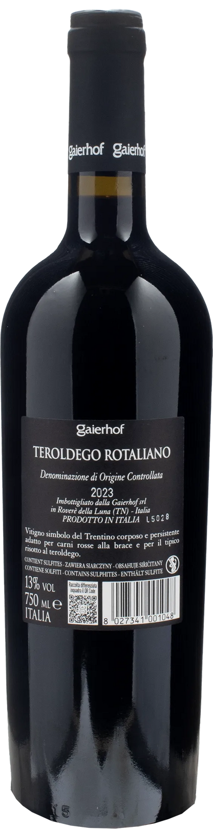 Gaierhof Teroldego Rotaliano 2023