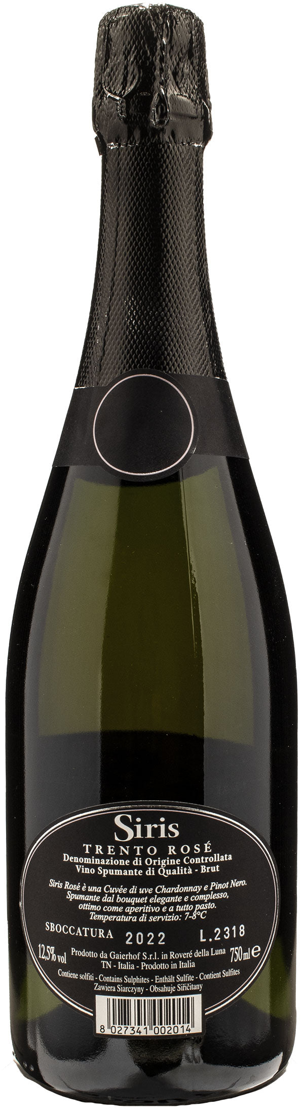 Gaierhof Trento Siris Rosé Brut