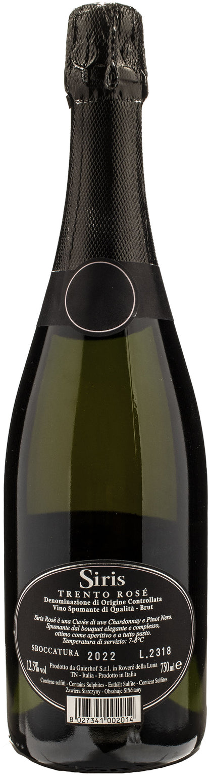 Gaierhof Trento Siris Rosé Brut