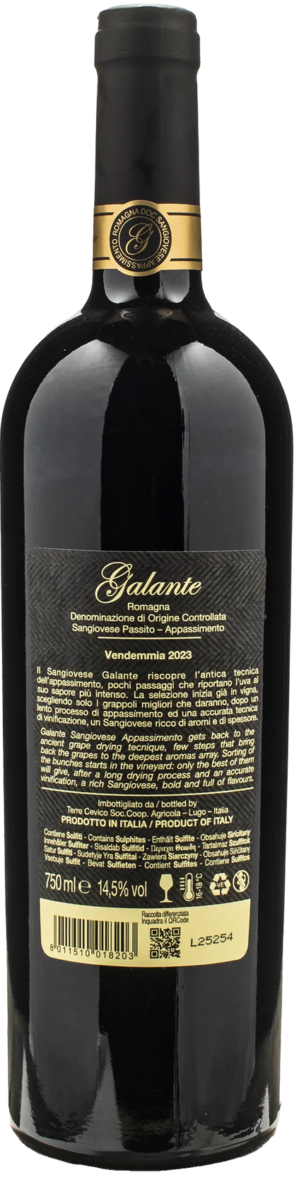 Galante Romagna Sangiovese Appassimento 2023