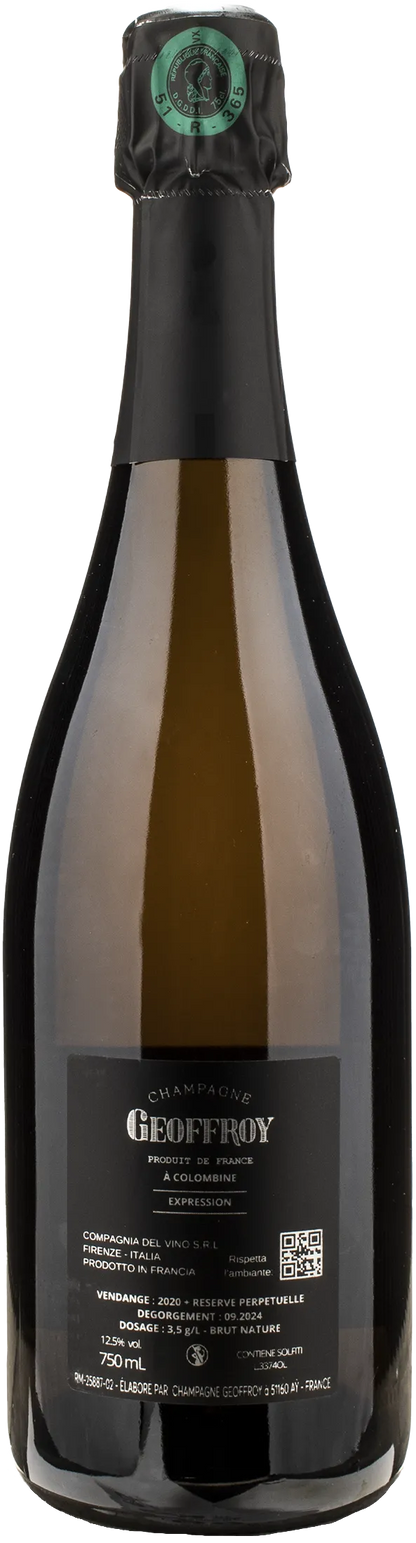 Geoffroy Champagne Cumieres 1er Cru Expression Brut Nature