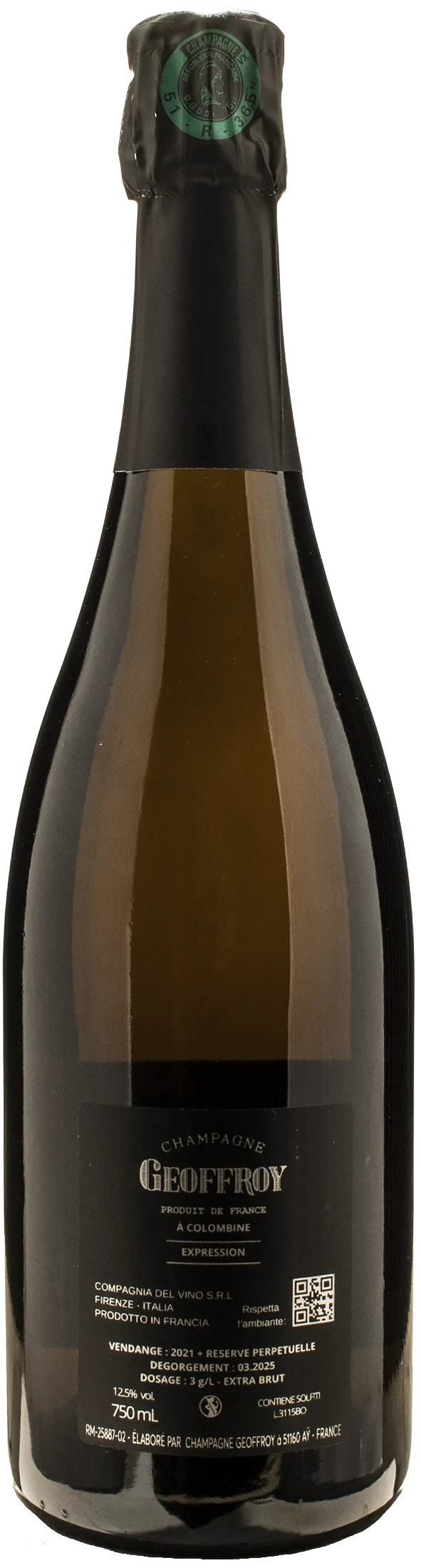 Geoffroy Champagne Cumieres 1er Cru Expression Extra Brut